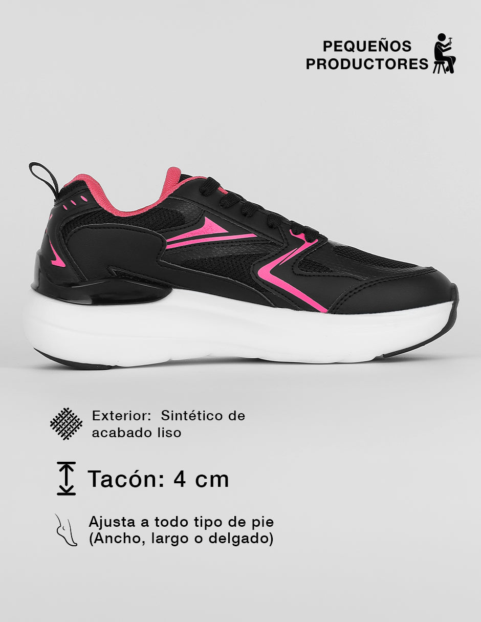 Tenis para entrenamiento  Urban  en Sintético – Negro