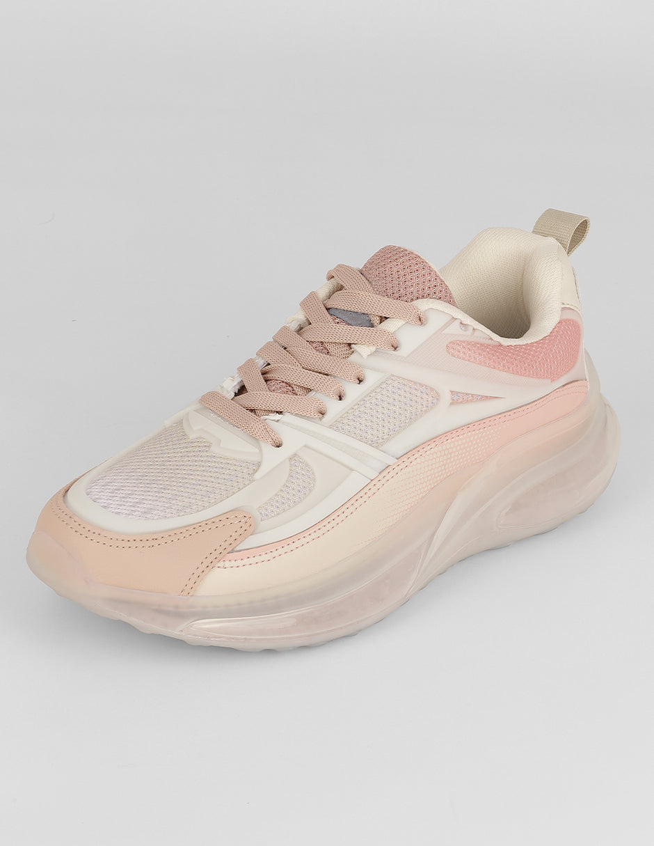 Tenis para entrenamiento  Agle en Textil – Blanco