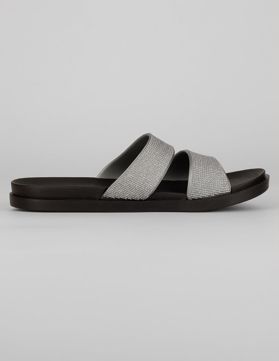 Sandalias de piso Yuri en Sintético – Plata