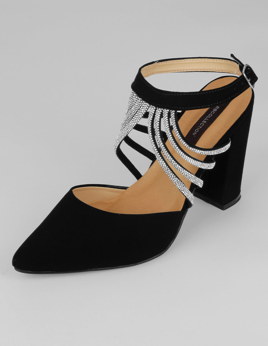 Zapatillas Glowm en Gamuza – Negro