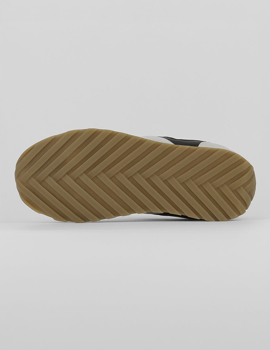 Tenis con cordones  Sam en Piel vegana – Blanco