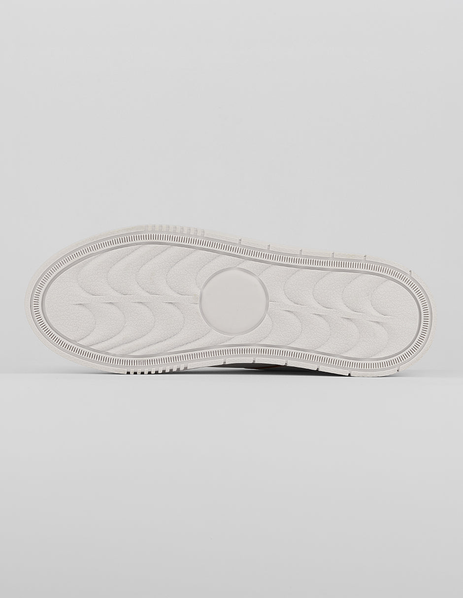 Tenis con cordones  Urban en Piel vegana – Blanco