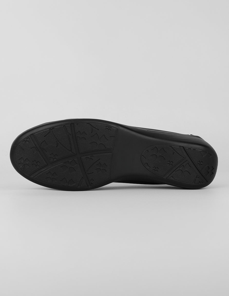 Flats clásicas Lane en Piel vegana – Negro