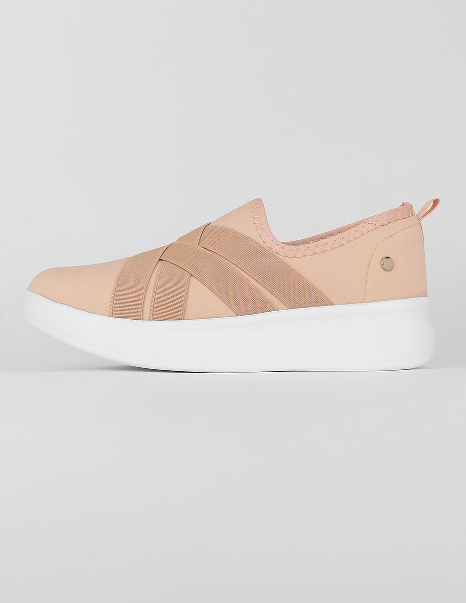 Tenis sin cordones Exterior Textil Color Rosa Para Mujer De RBCOLLECTION