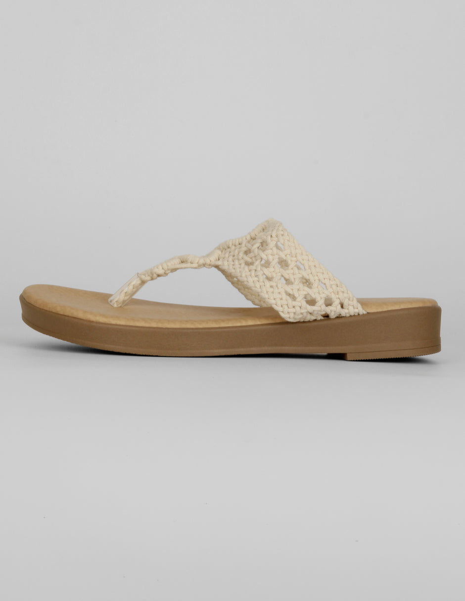 Sandalias de piso Exterior Textil Color Late Para Mujer De RBCOLLECTION