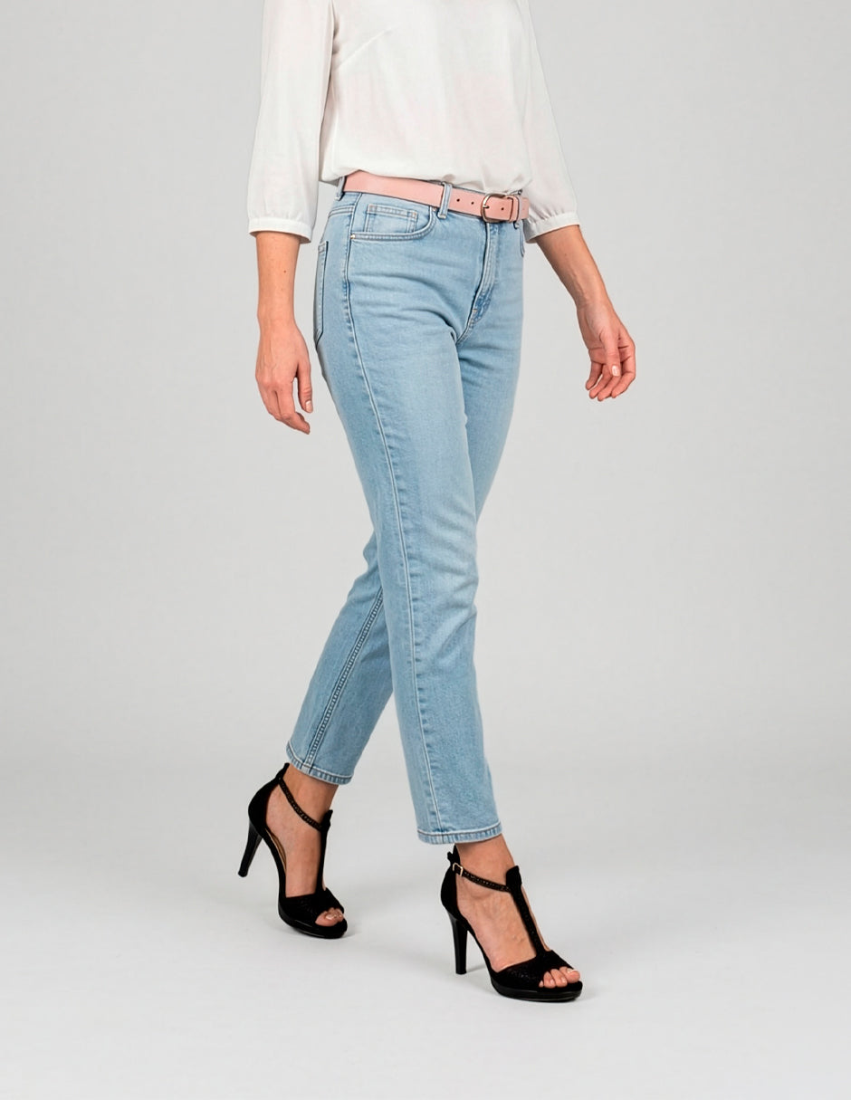 Sandalia con tacón Sylen en Textil – Negro