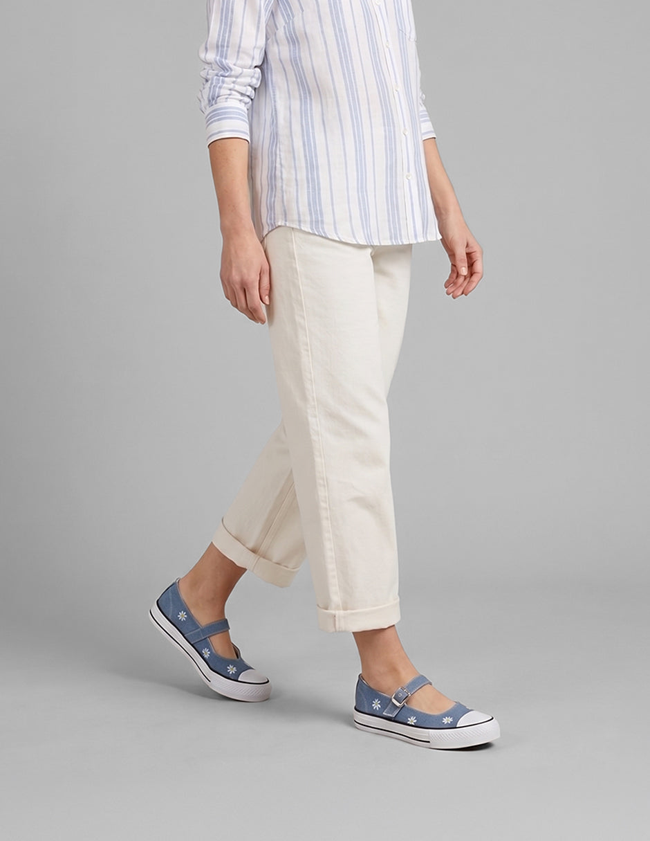 Mary jane Naia en Textil – Azul