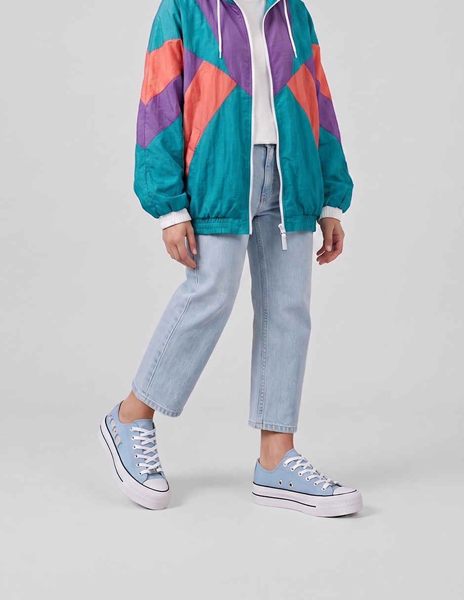 Tenis con cordones  Play en Textil – Azul