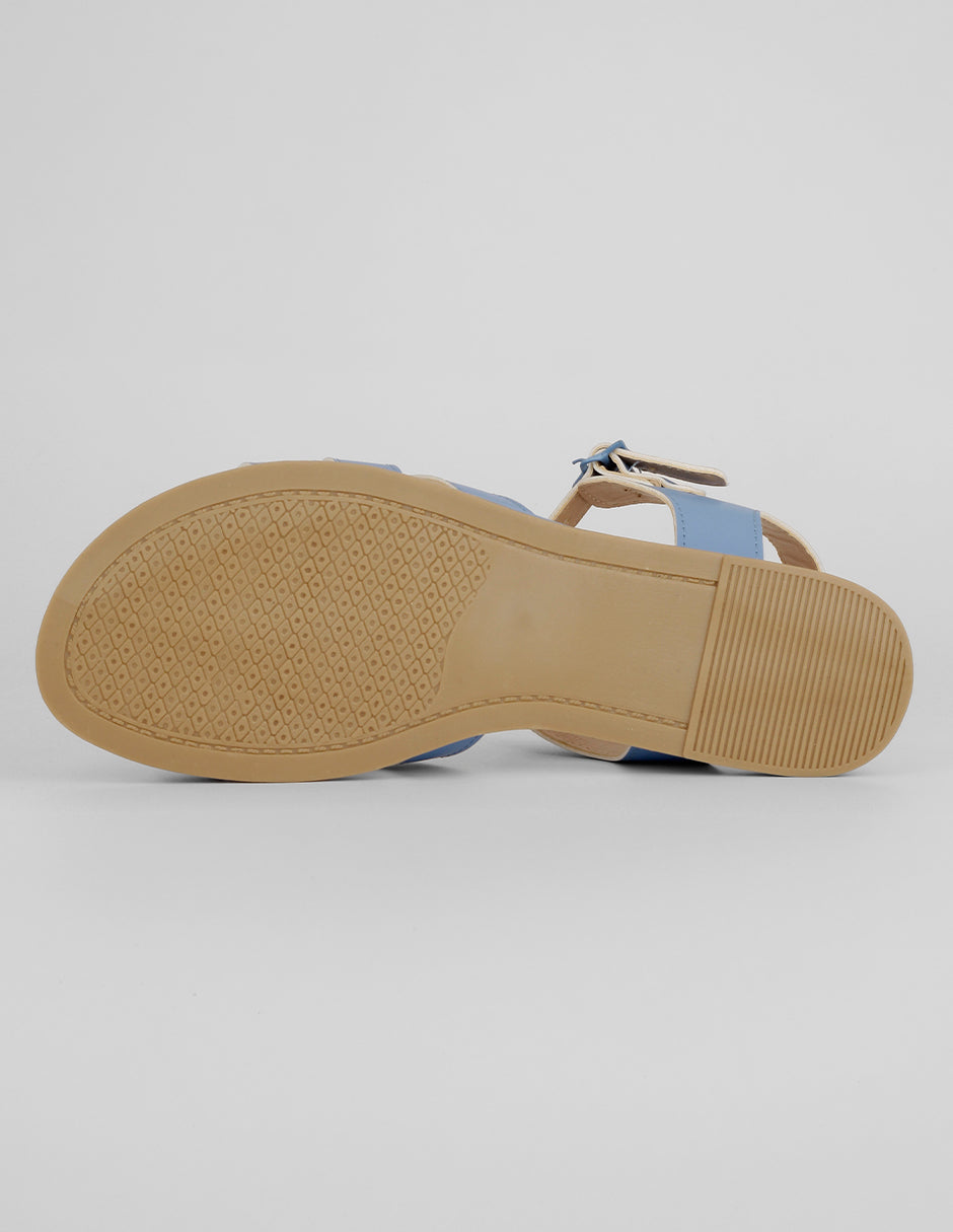 Sandalias de piso Steps en Sintético – Azul