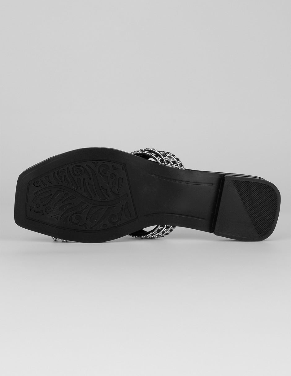 Sandalias de piso Birt en Sintético – Negro