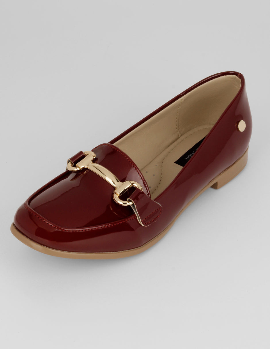 Mocasines Lane en Charol – Rojo