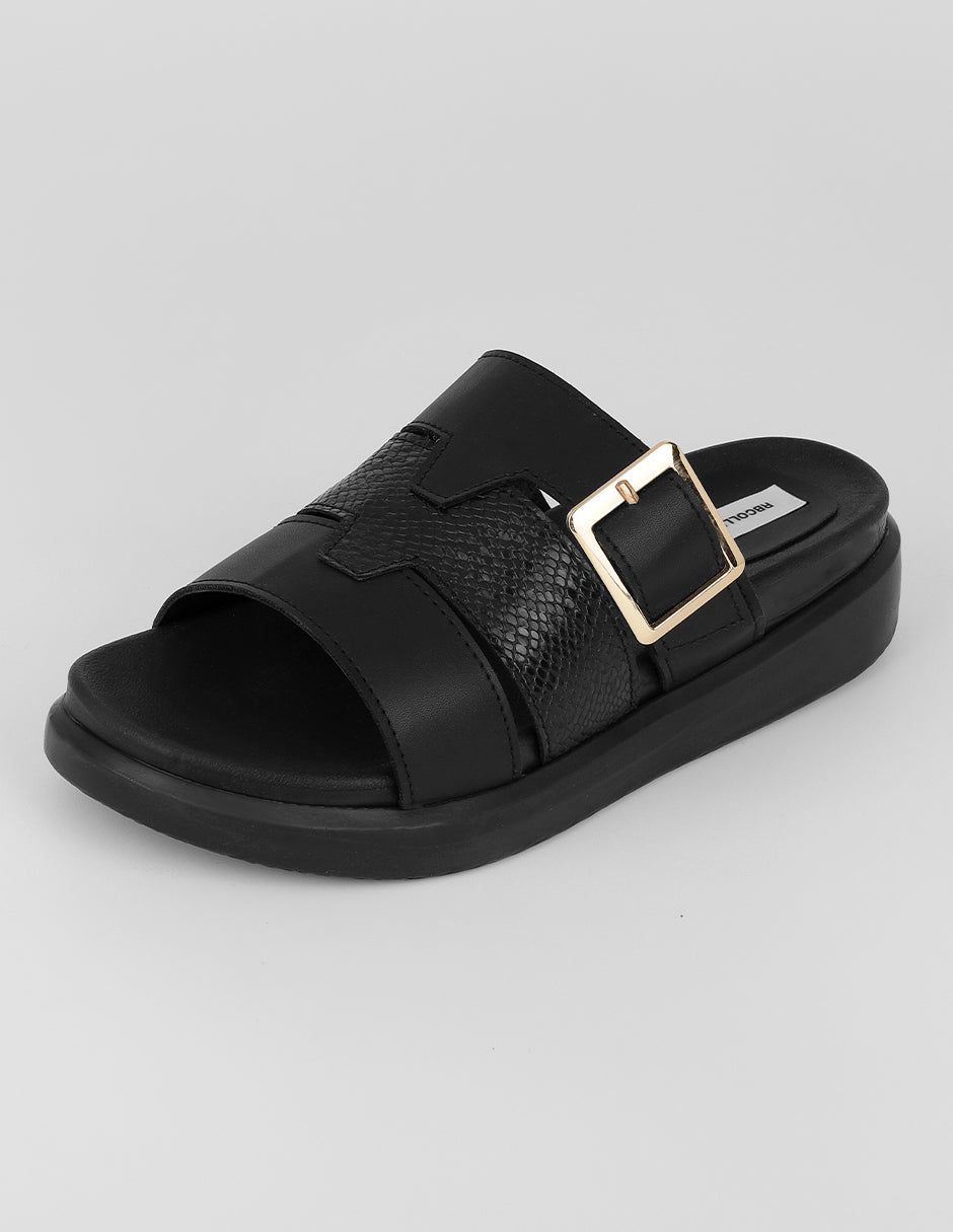 Sandalias con plataforma Sprint en Sintético – Negro