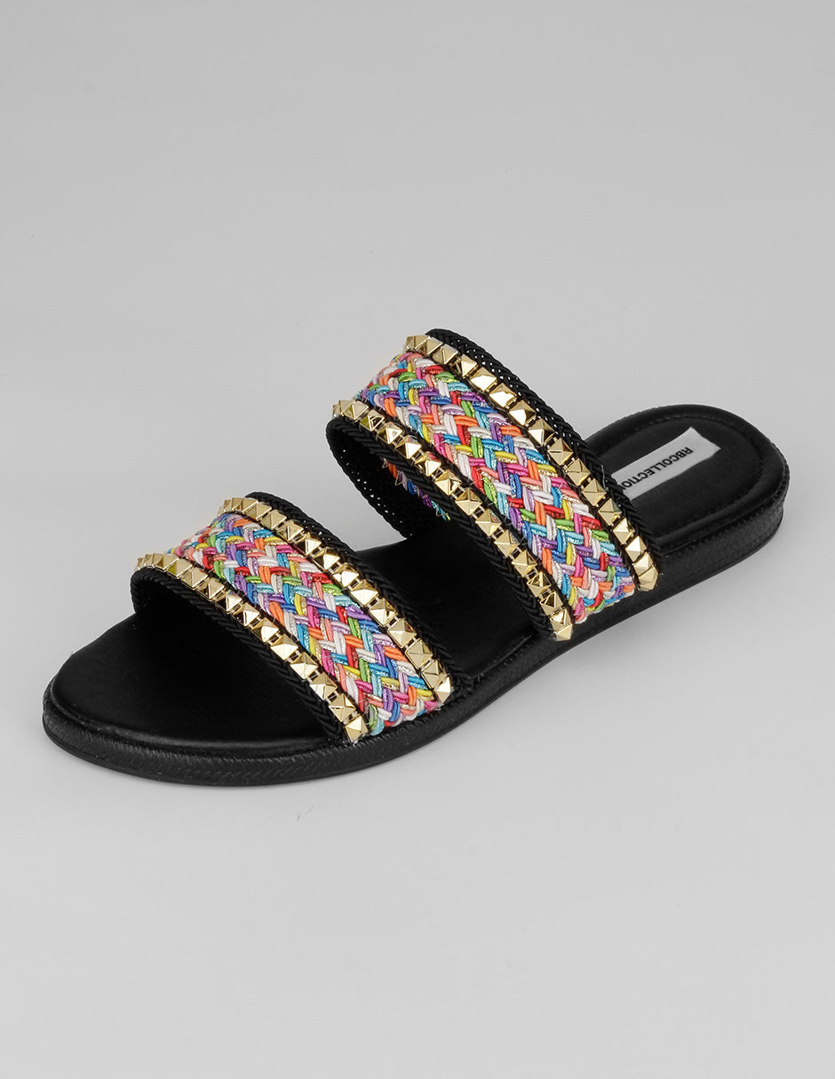 Sandalias de piso Naia en Textil – Multicolor