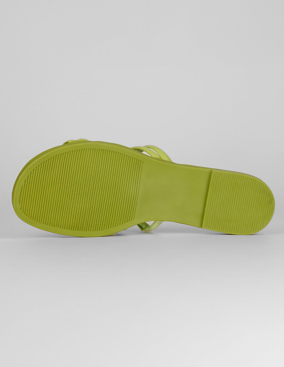 Sandalias de piso Soft en Sintético – Verde