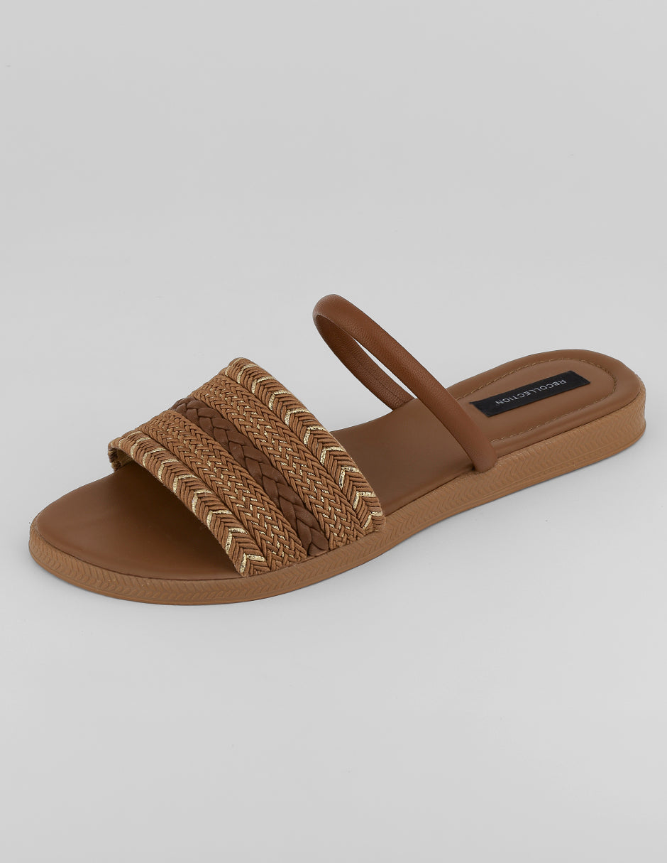 Sandalias de piso Naia en Sintético – Café