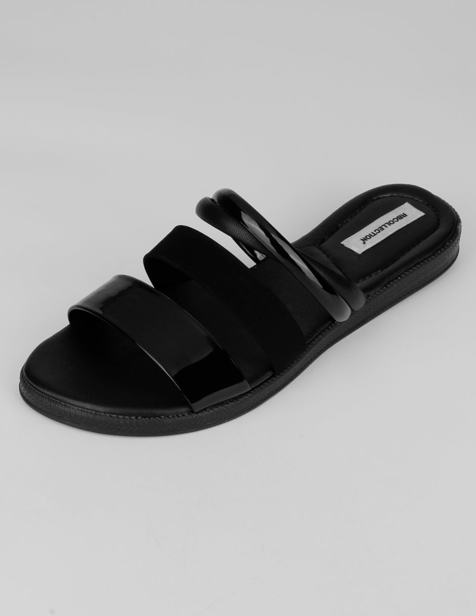 Sandalias de piso Steps en Sintético – Negro