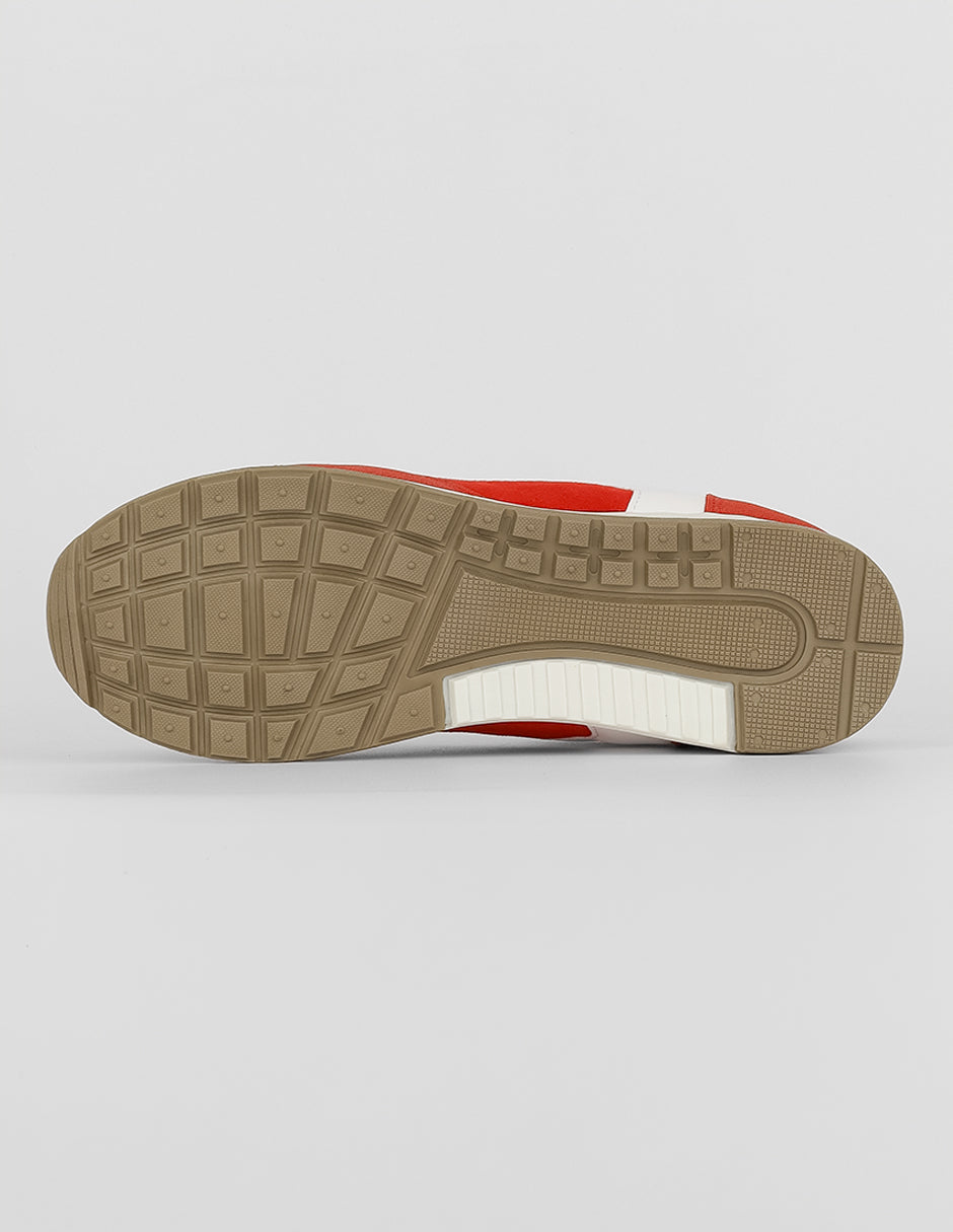 Tenis con cordones  Urban  en Gamuza – Rojo