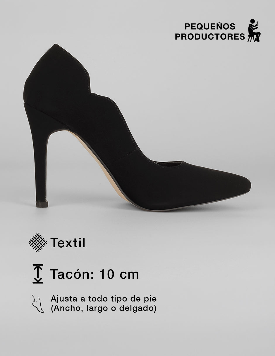 Zapatillas Classy en Textil – Negro