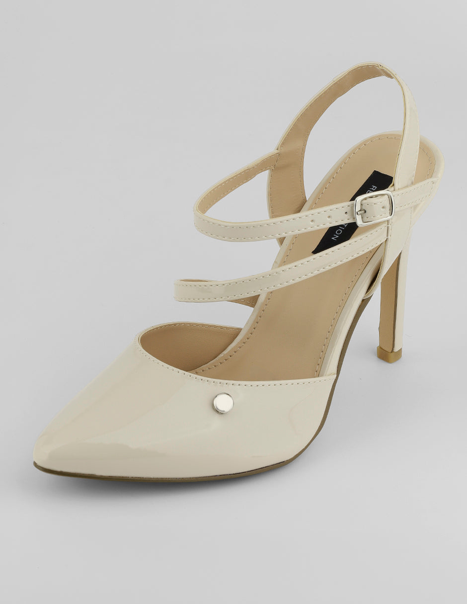 Zapatillas Slingback en Charol – Latte
