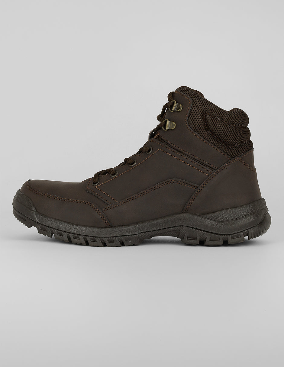 Botas de senderismo Exterior Piel vegana Color Café Para Hombre De RBCOLLECTION