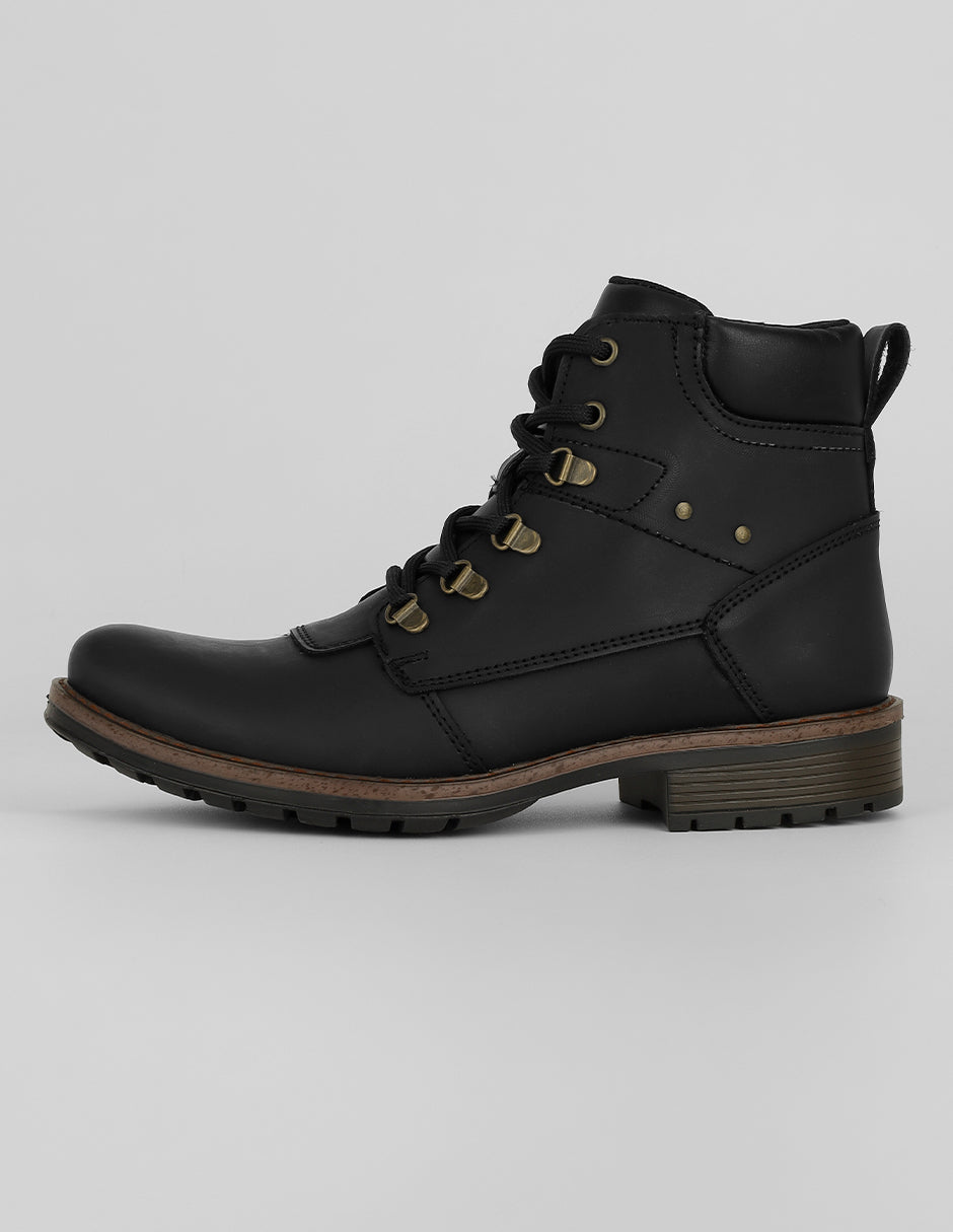 Botas casuales Exterior Piel vegana Color Negro Para Hombre De RBCOLLECTION