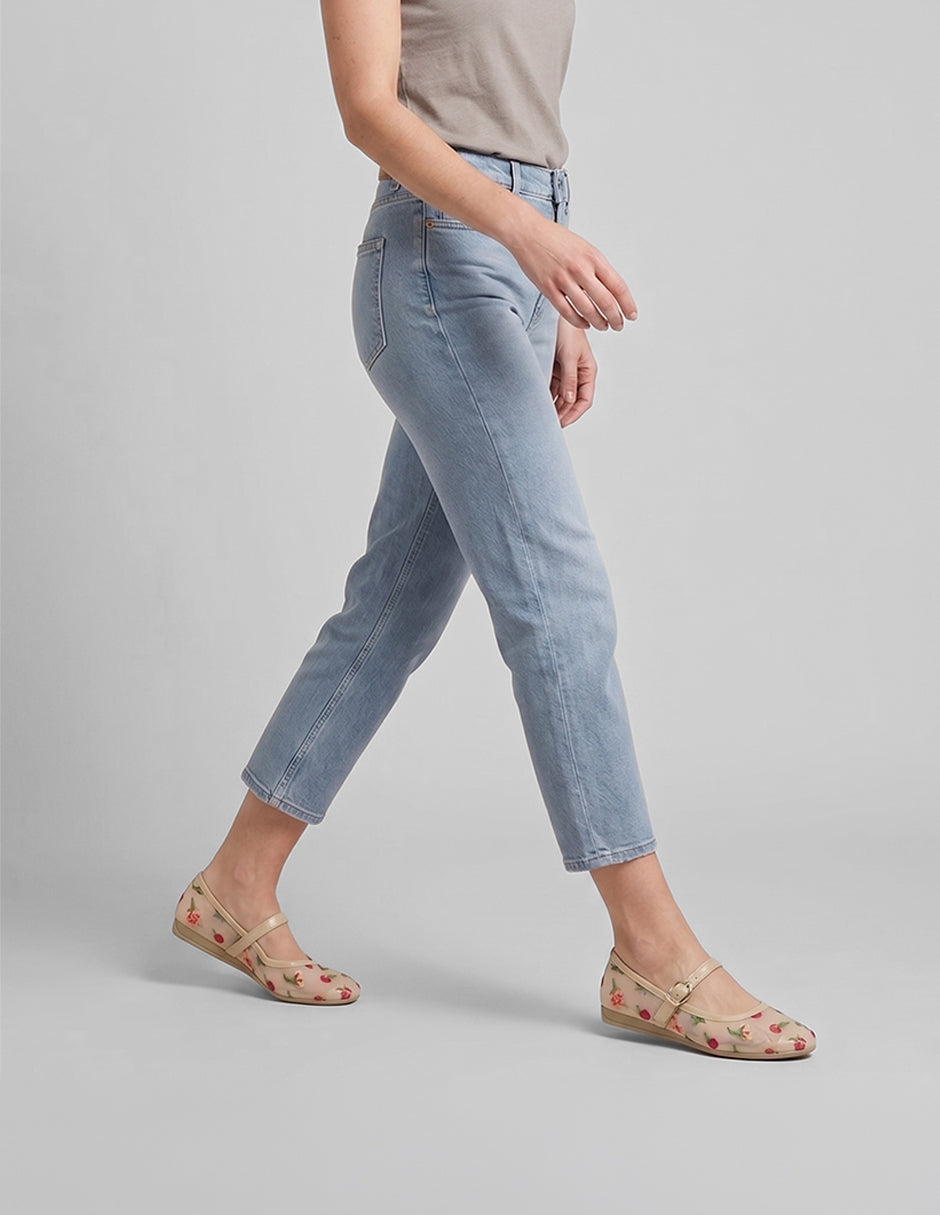 Flats clásicas Darling en Textil – Beige