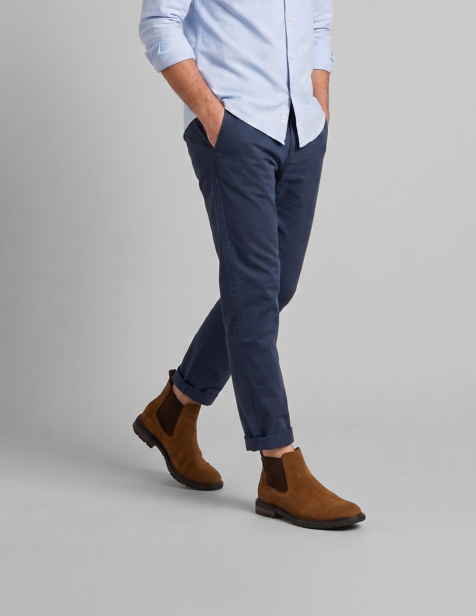 Botas casuales West en Textil – Café