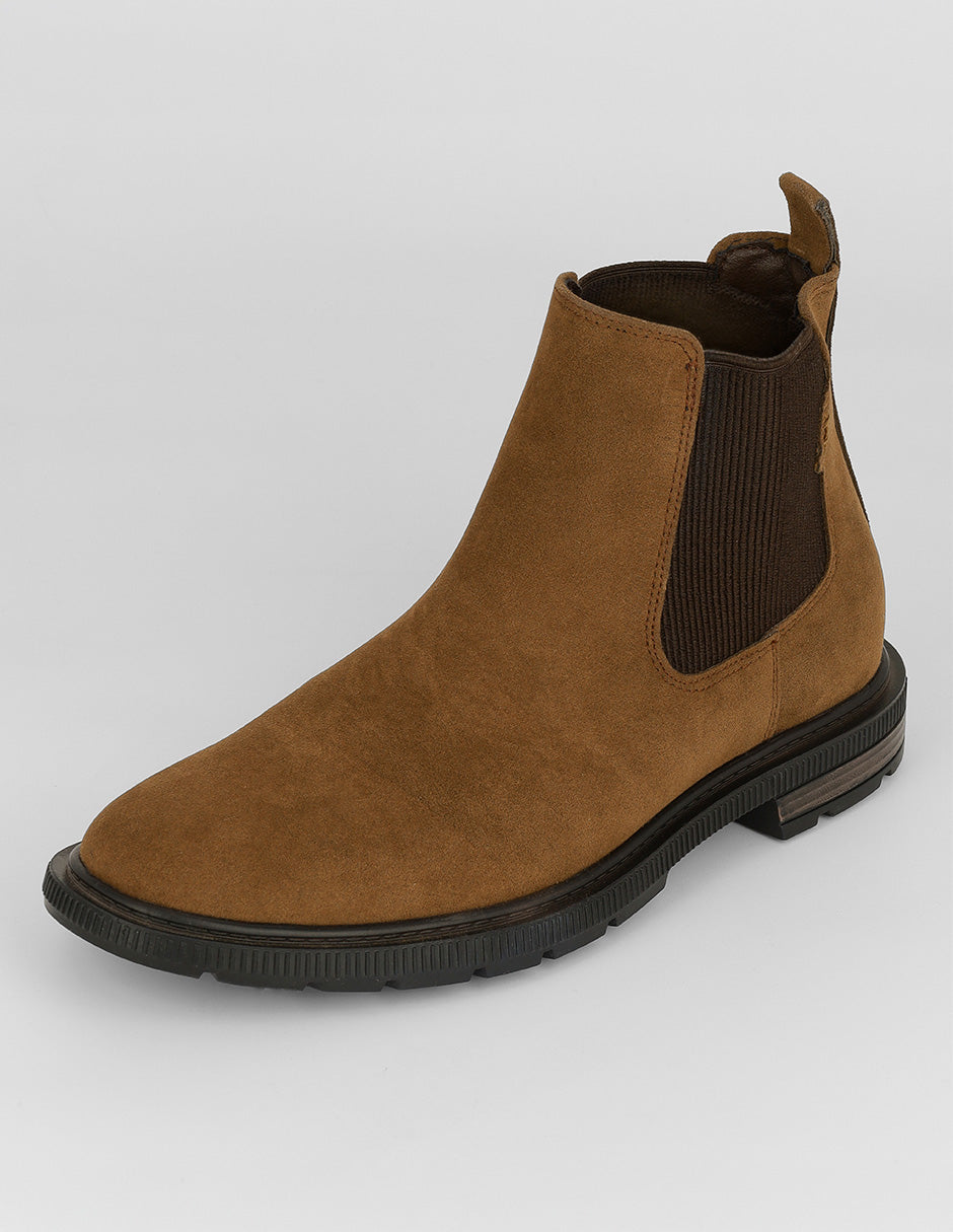 Botas casuales West en Textil – Café