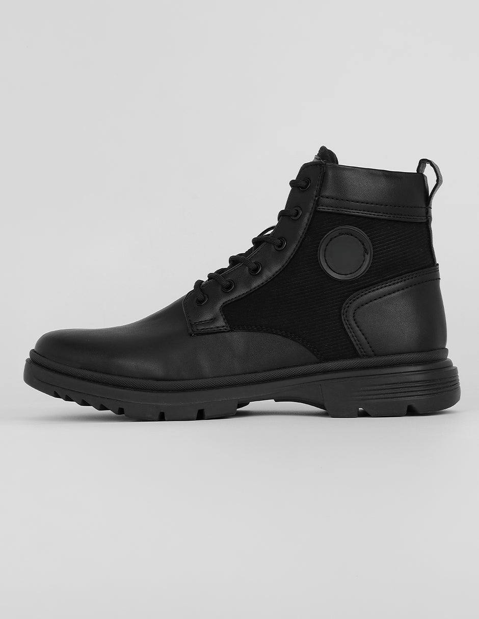 Botas casuales Exterior Piel vegana Color Negro Para Hombre De RBCOLLECTION