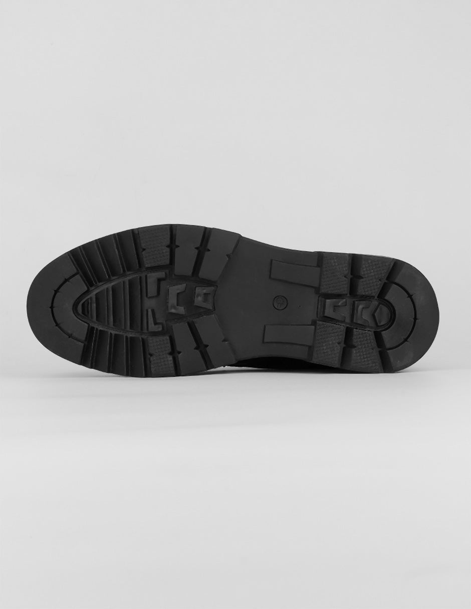 Botas casuales Bike en Piel vegana – Negro