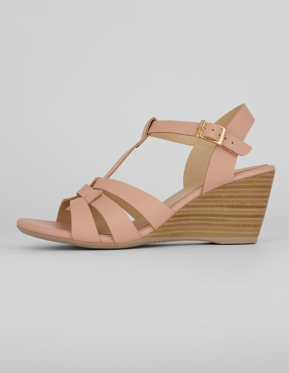 Sandalias con plataforma Exterior Sintético Color Rosa Para Mujer De RBCOLLECTION