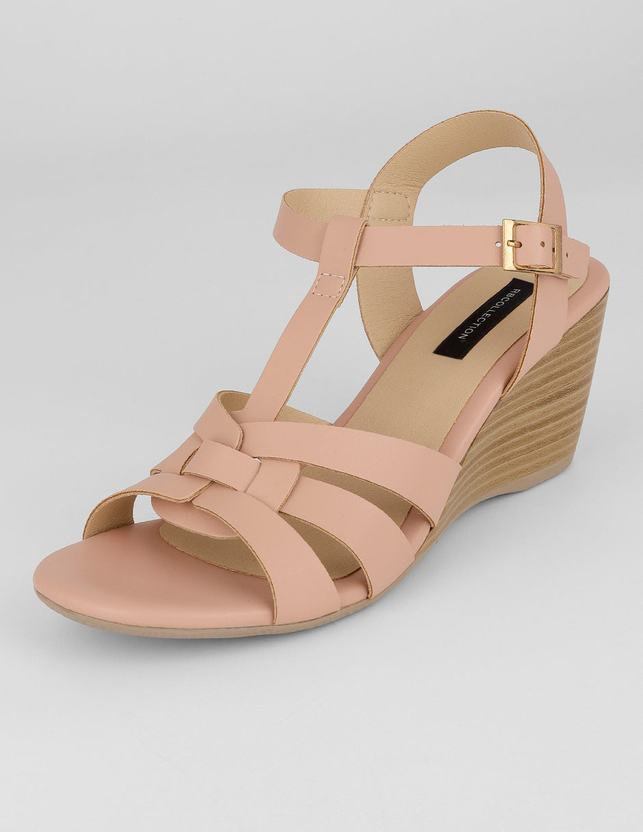 Sandalias con plataforma Naia en Sintético – Rosa