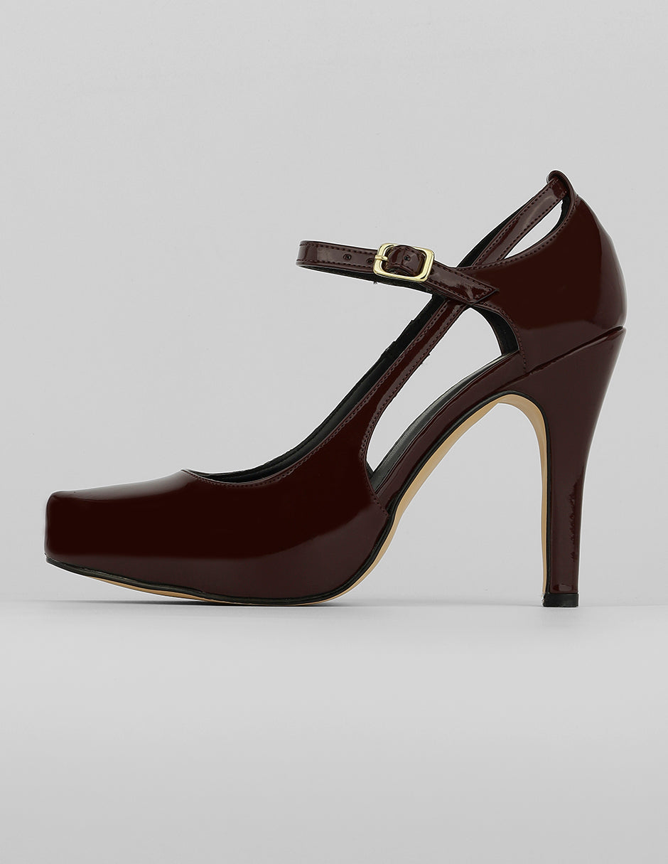 Zapatillas Exterior Charol Color Rojo Para Mujer De RBCOLLECTION