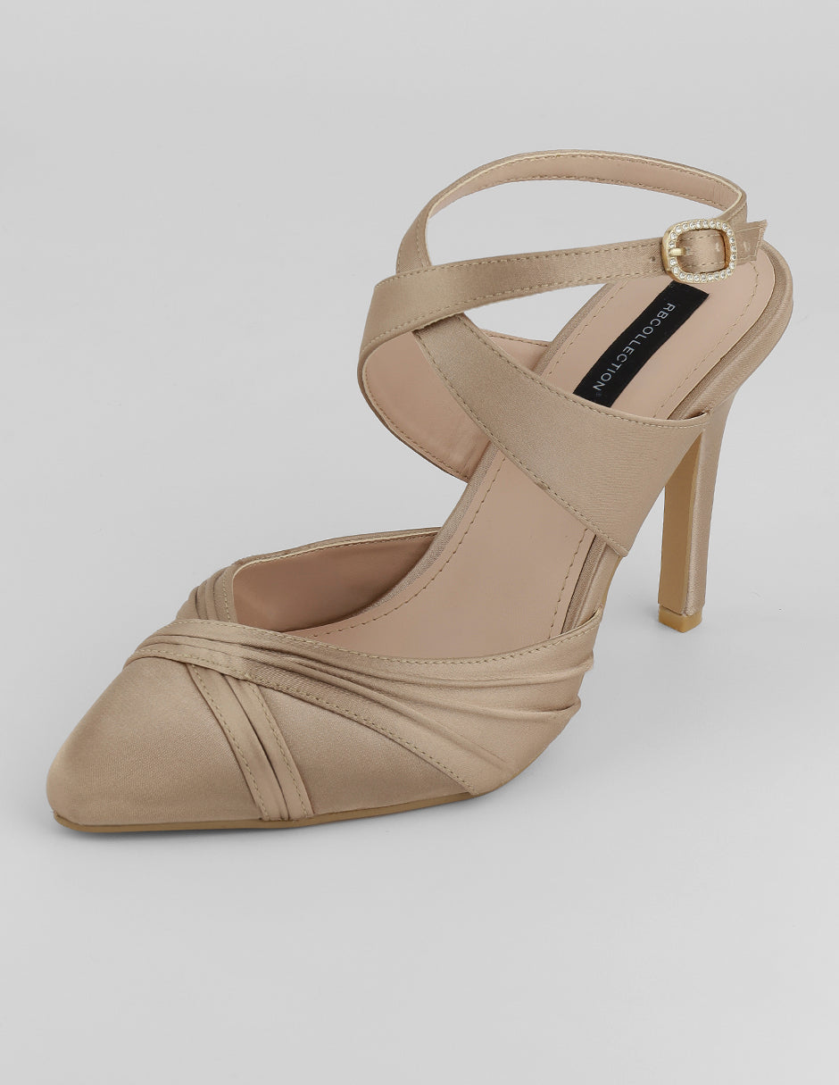 Zapatillas Slingback en Textil – Rosa