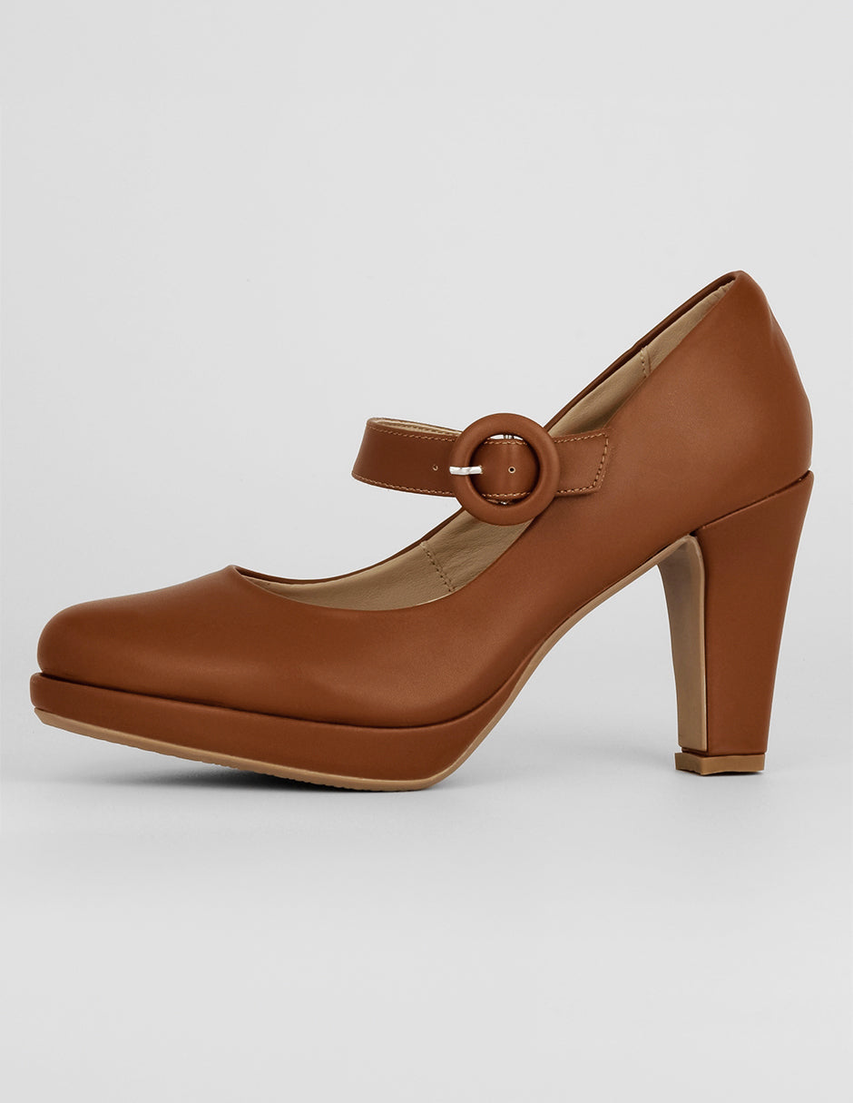 Zapatillas Exterior Piel vegana Color Café Para Mujer De RBCOLLECTION