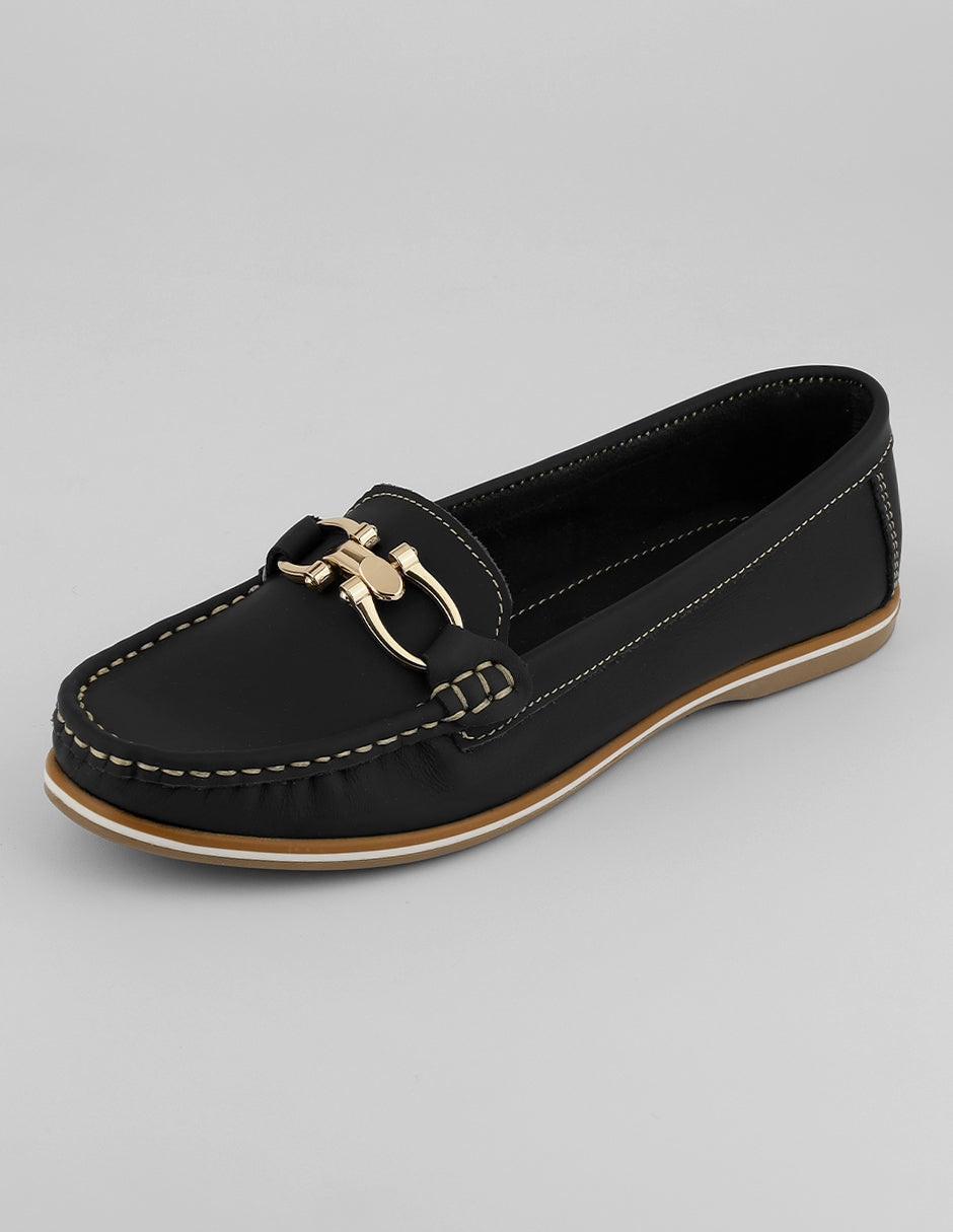 Mocasines Hand made en Piel – Negro