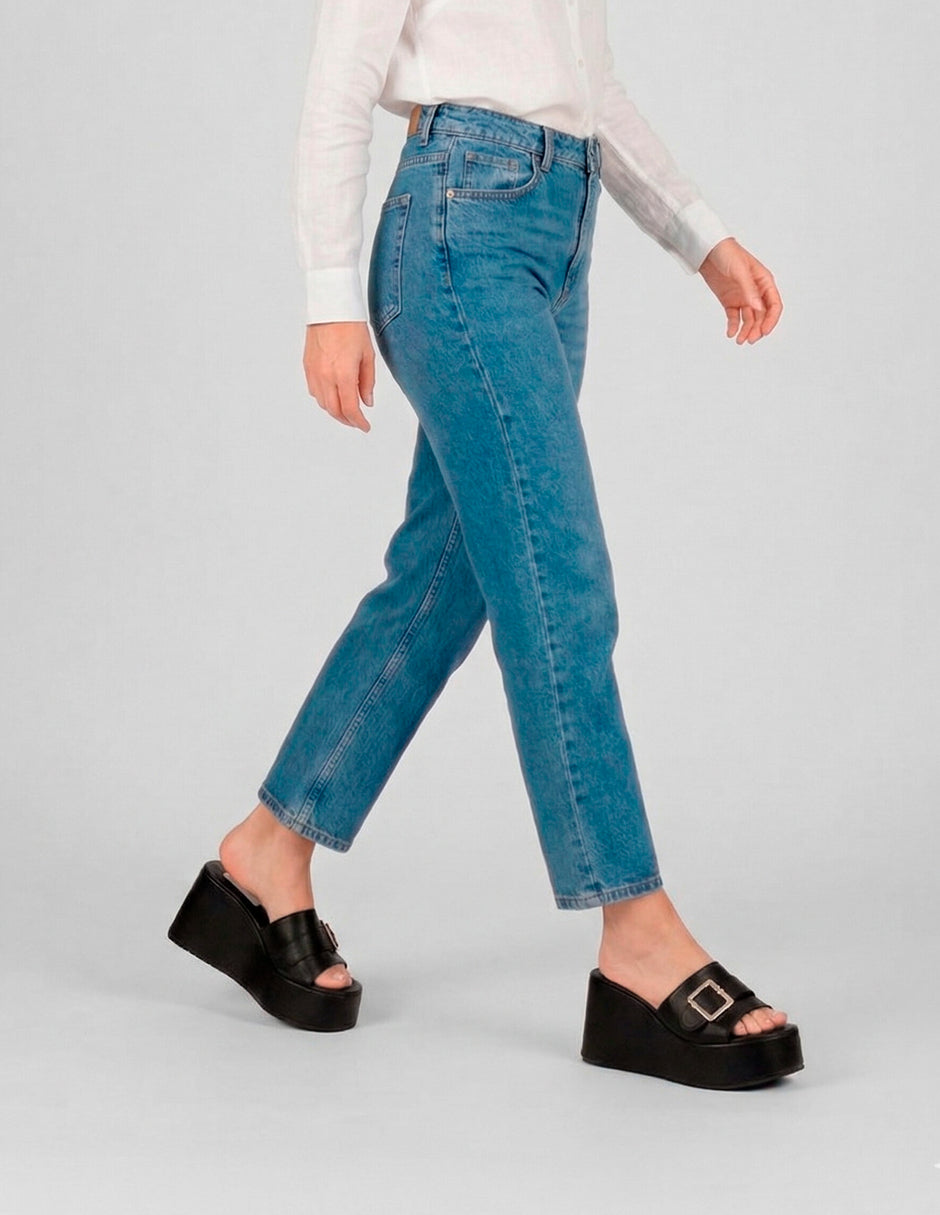 Sandalias con plataforma Naia en Sintético – Negro