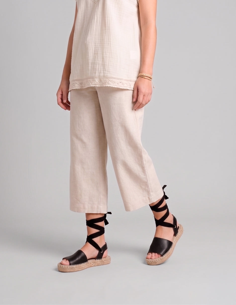 Sandalias de piso Naia en Piel vegana – Negro
