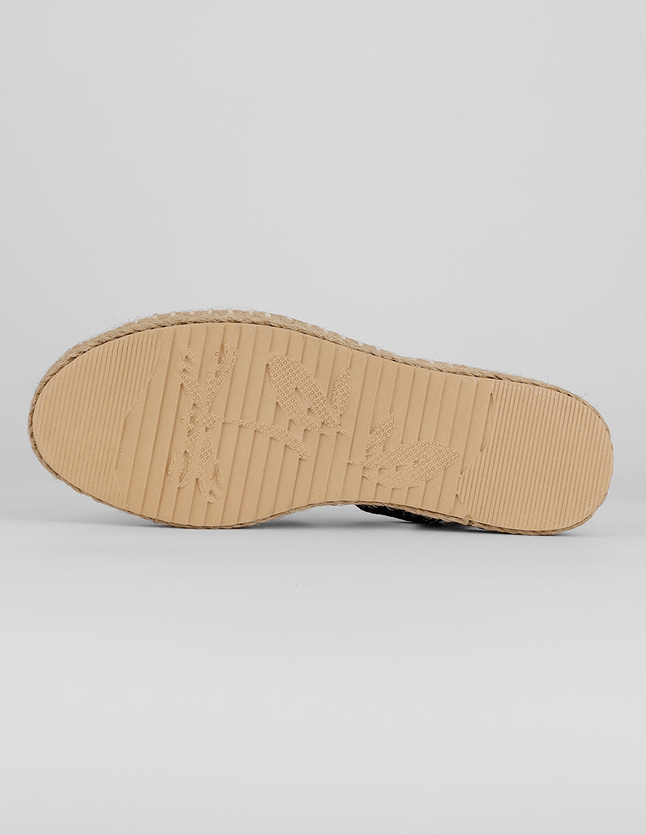 Sandalias de piso Naia en Piel vegana – Negro