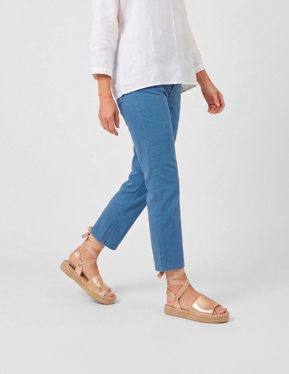Sandalias con plataforma Naia en Sintético – Dorado