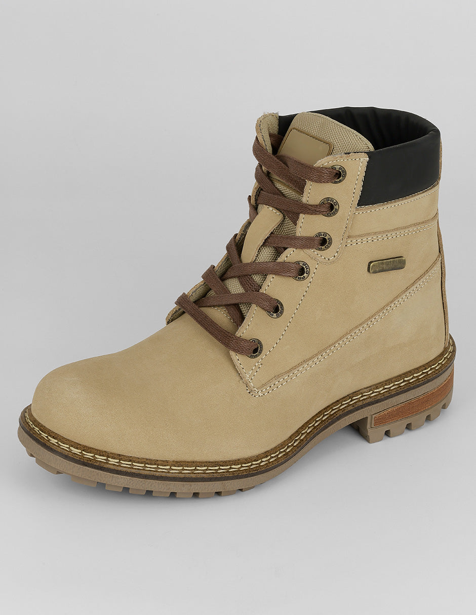 Botas casuales Hand Made en Piel – Beige