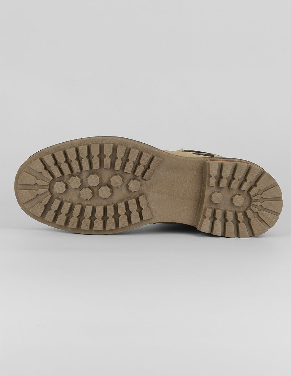 Botas casuales Hand Made en Piel – Beige