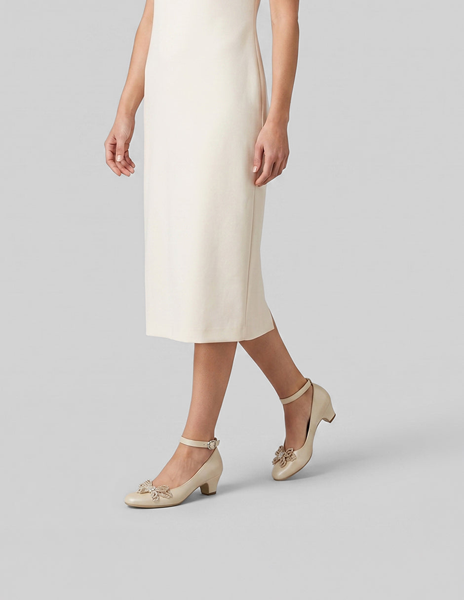 Zapatillas Glam en Piel vegana – Beige
