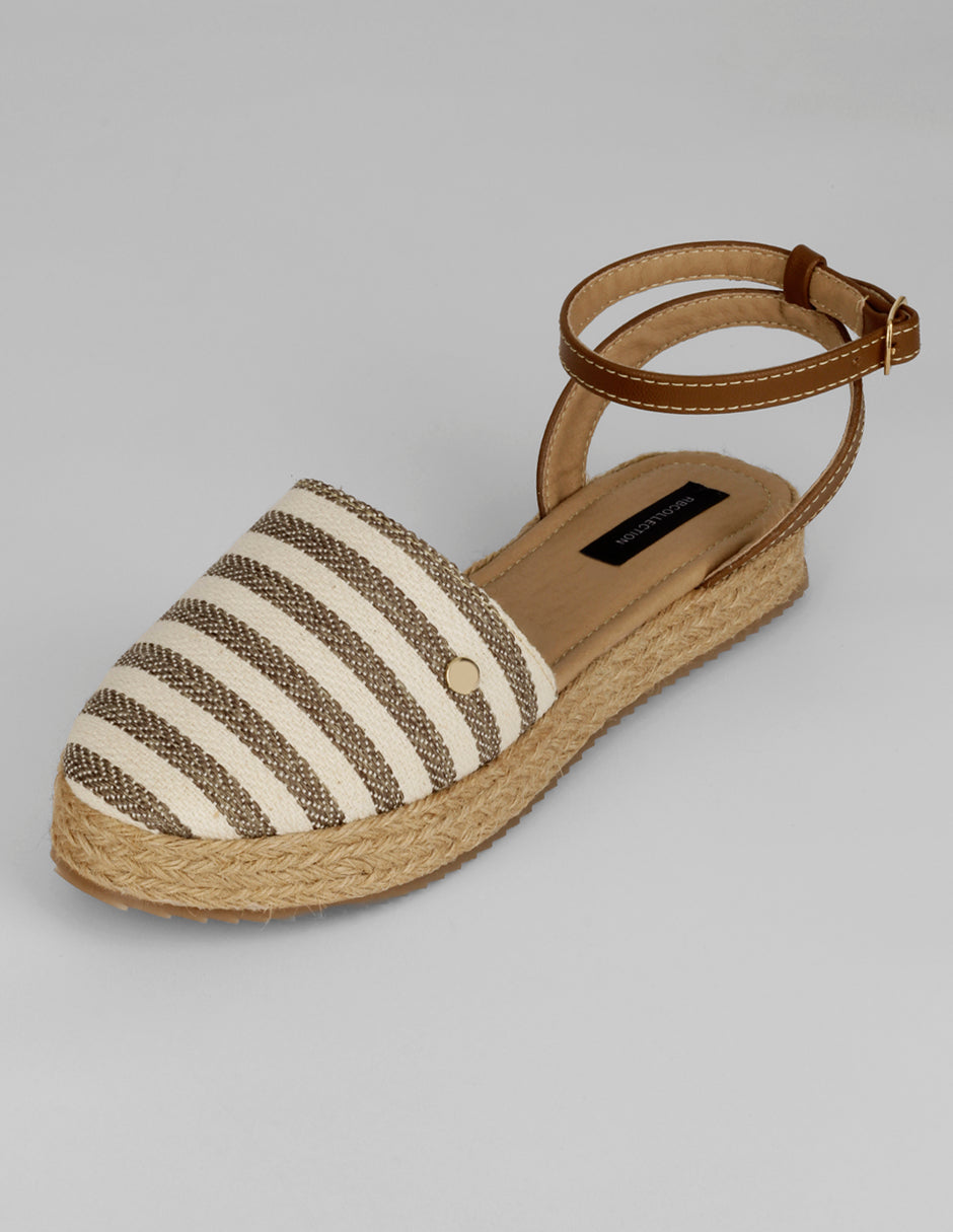 Sandalias de piso Naia en Textil – Café