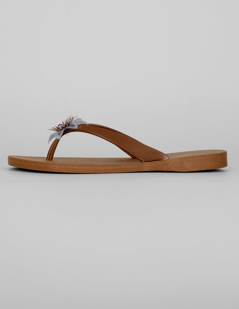 Sandalias clásicas Exterior Sintético Color Café Para Mujer De RBBASICS