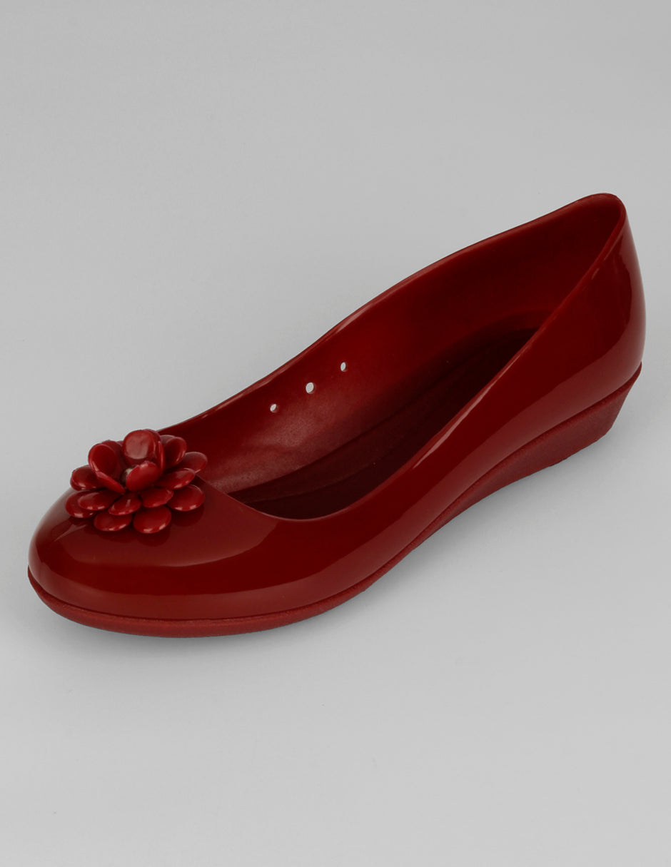 Flats clásicas Walky en Sintético – Rojo