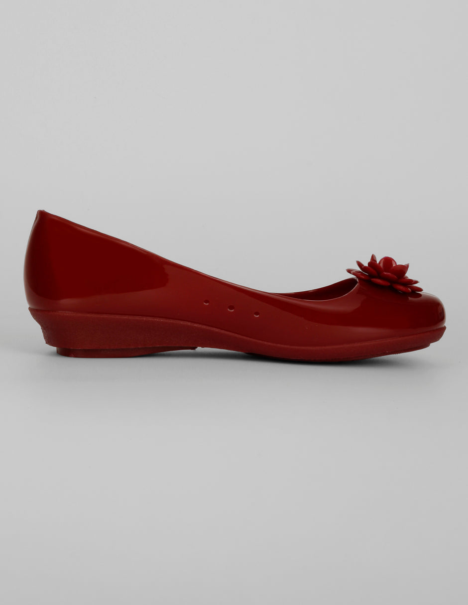 Flats clásicas Walky en Sintético – Rojo