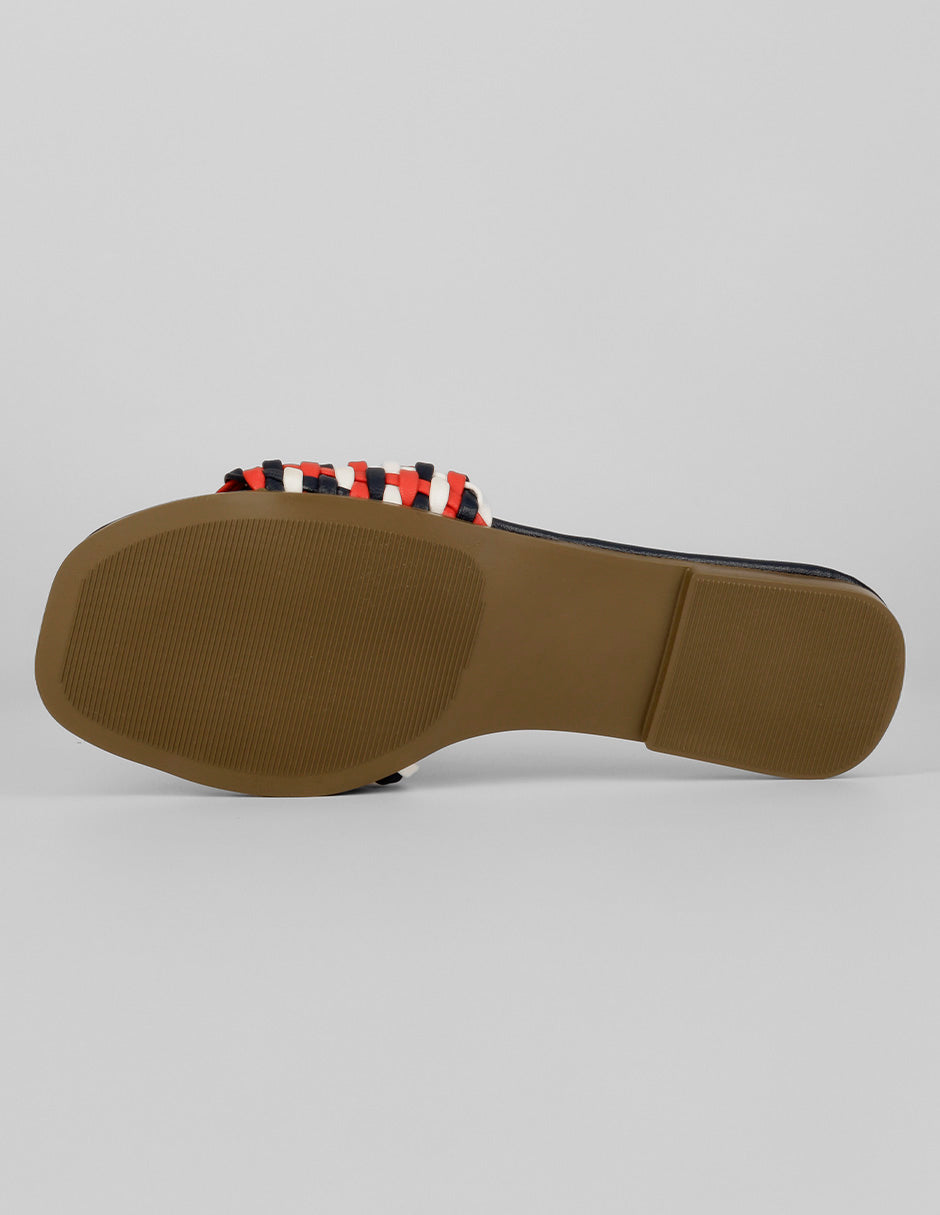 Sandalias de piso Soft en Piel vegana – Negro
