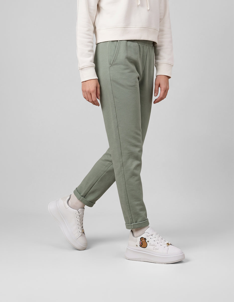 Tenis con cordones  Urban en Piel vegana – Blanco