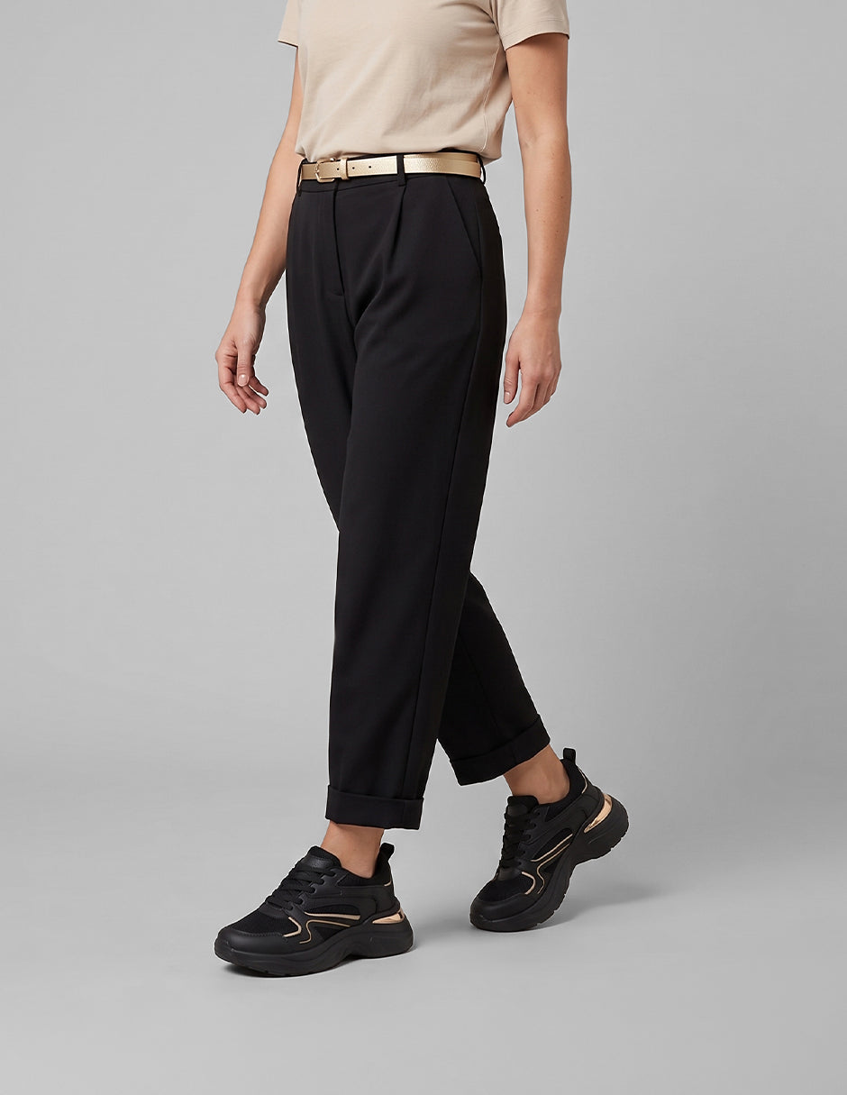 Tenis tipo deportivo  Chunk en Textil – Negro